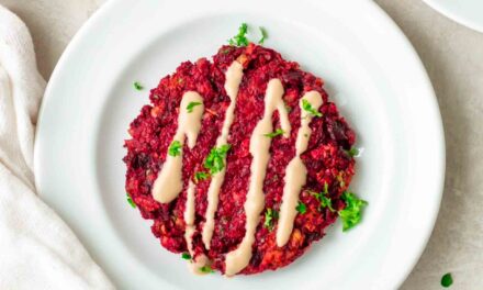 Lentil Beet Veggie Burgers