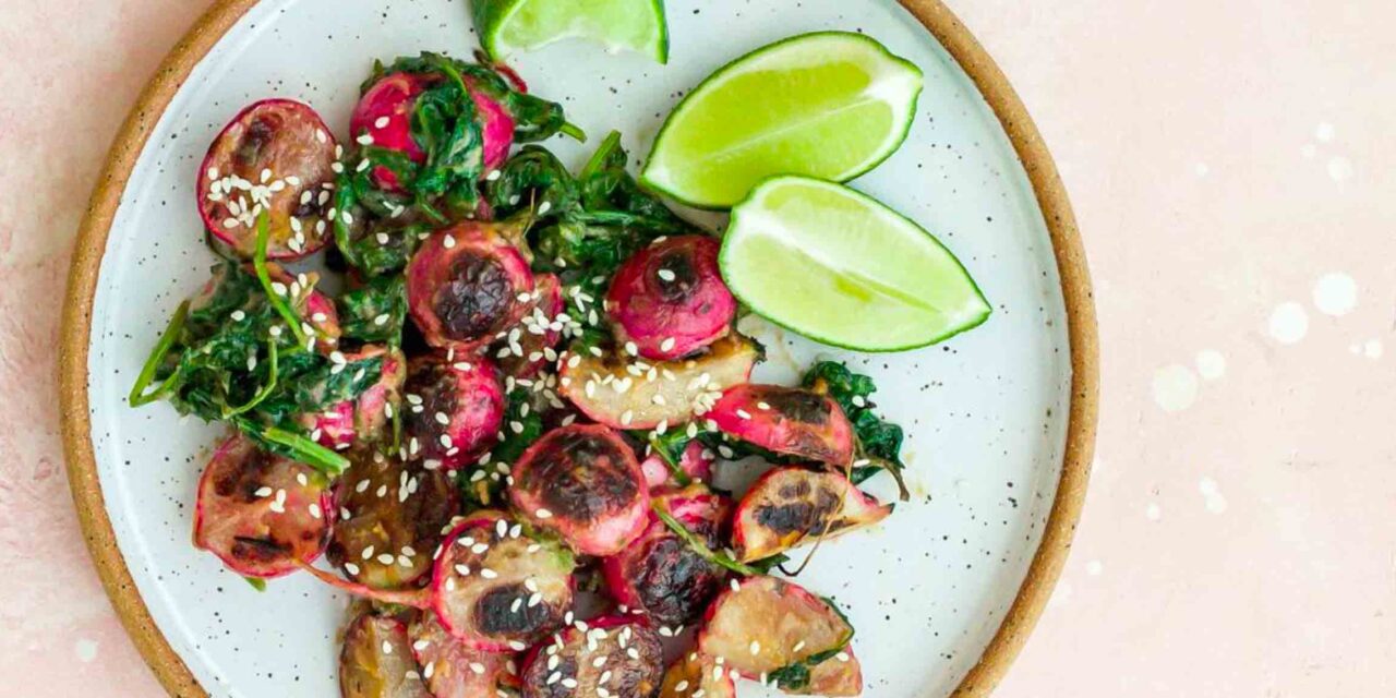 Miso Fried Radishes
