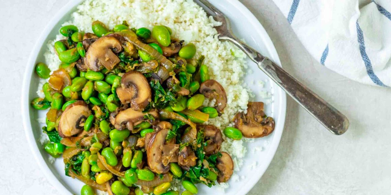 Mushroom & Edamame Stir Fry