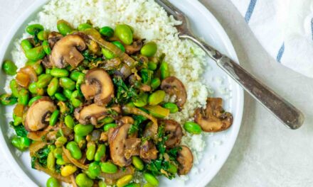 Mushroom & Edamame Stir Fry
