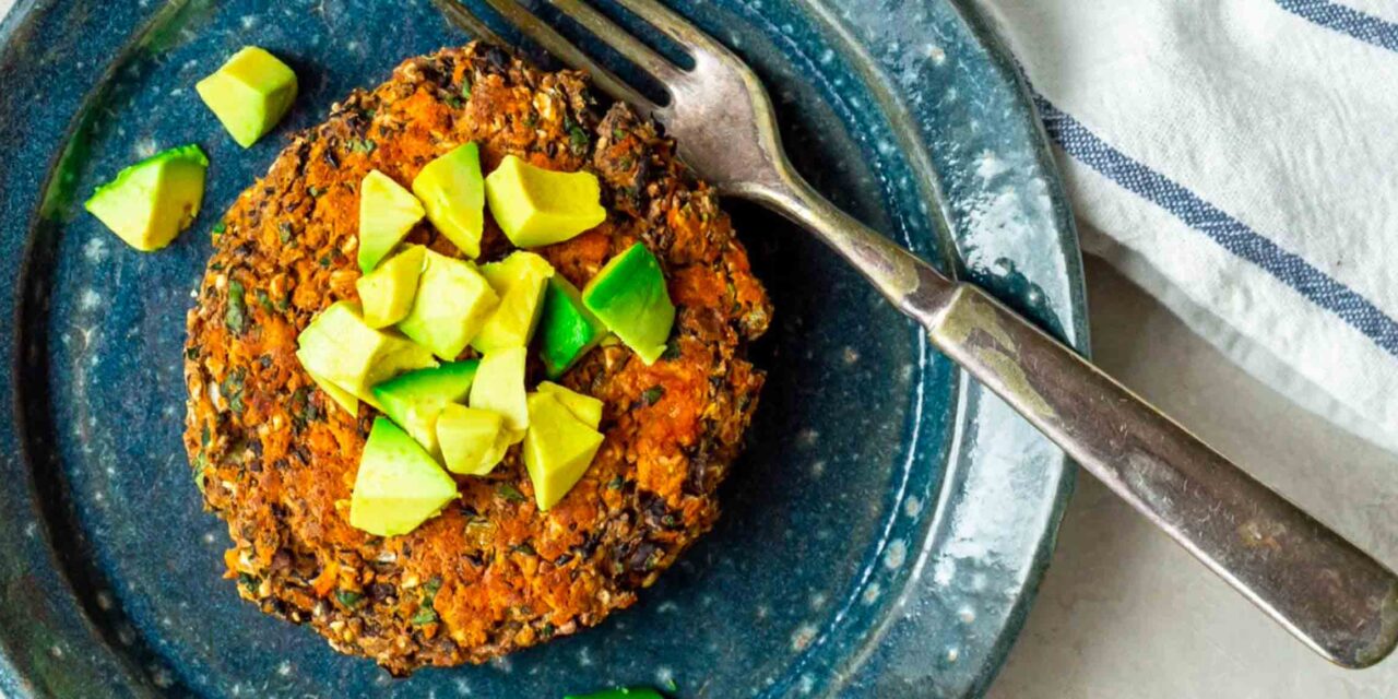 Sweet Potato Black Bean Veggie Burgers