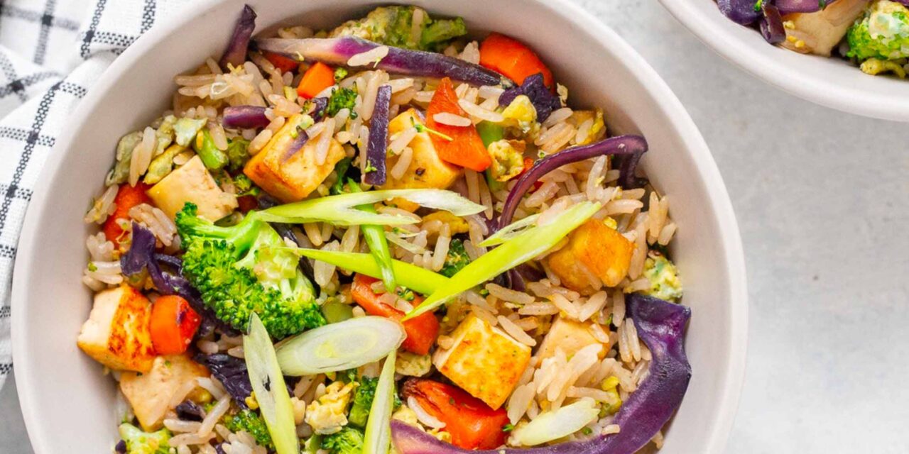 Tofu Veggie Fried Rice