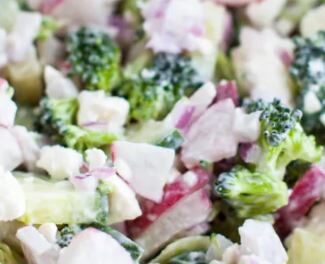 Broccoli apple salad