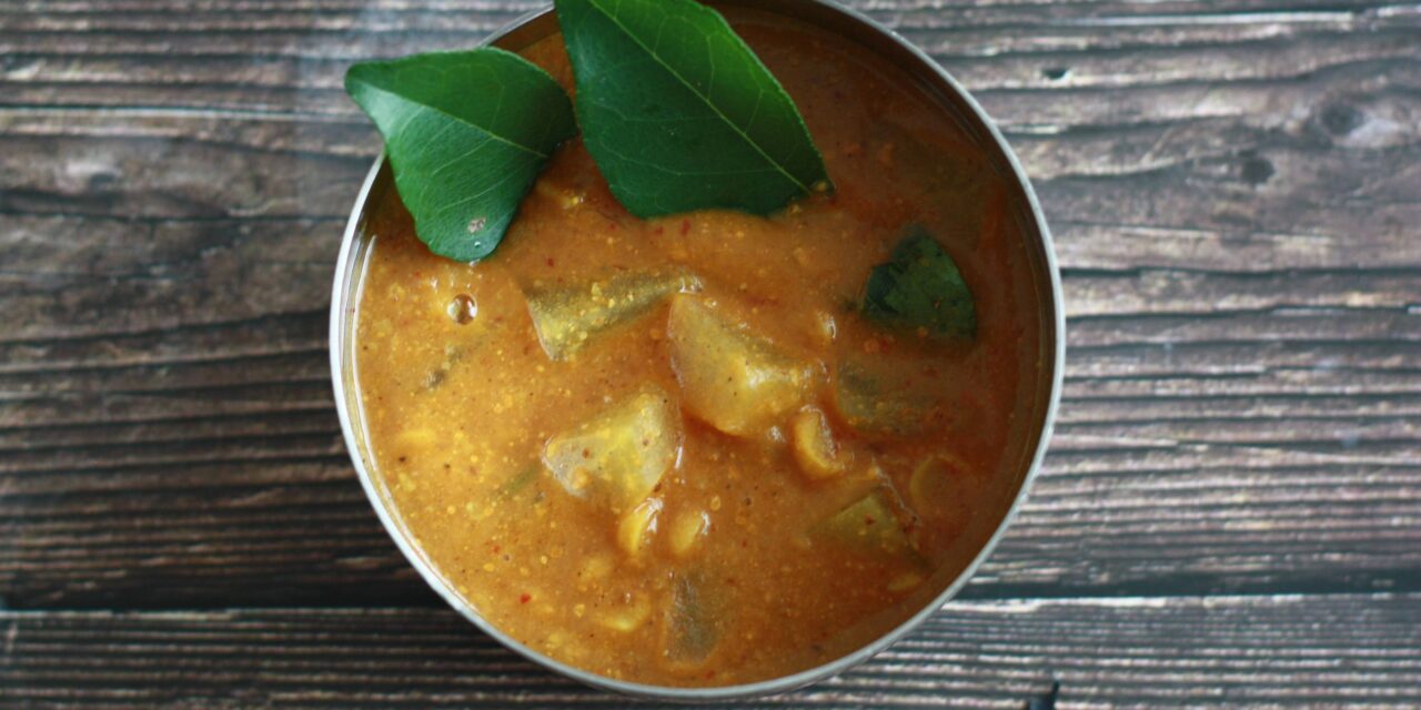 Ashgourd tamarind kootu