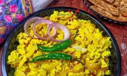 Paneer 𝗕hurji Without Tomatoes
