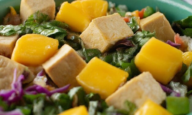 Tropical Tofu Mango Bowl