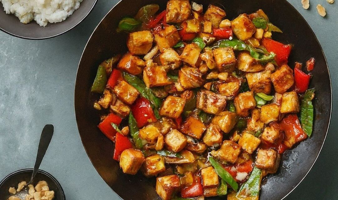Spicy Vegan Stir-Fry Tofu