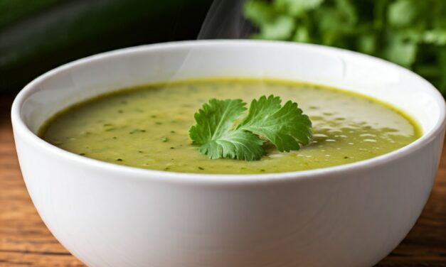 Velvety Zucchini Basil Soup