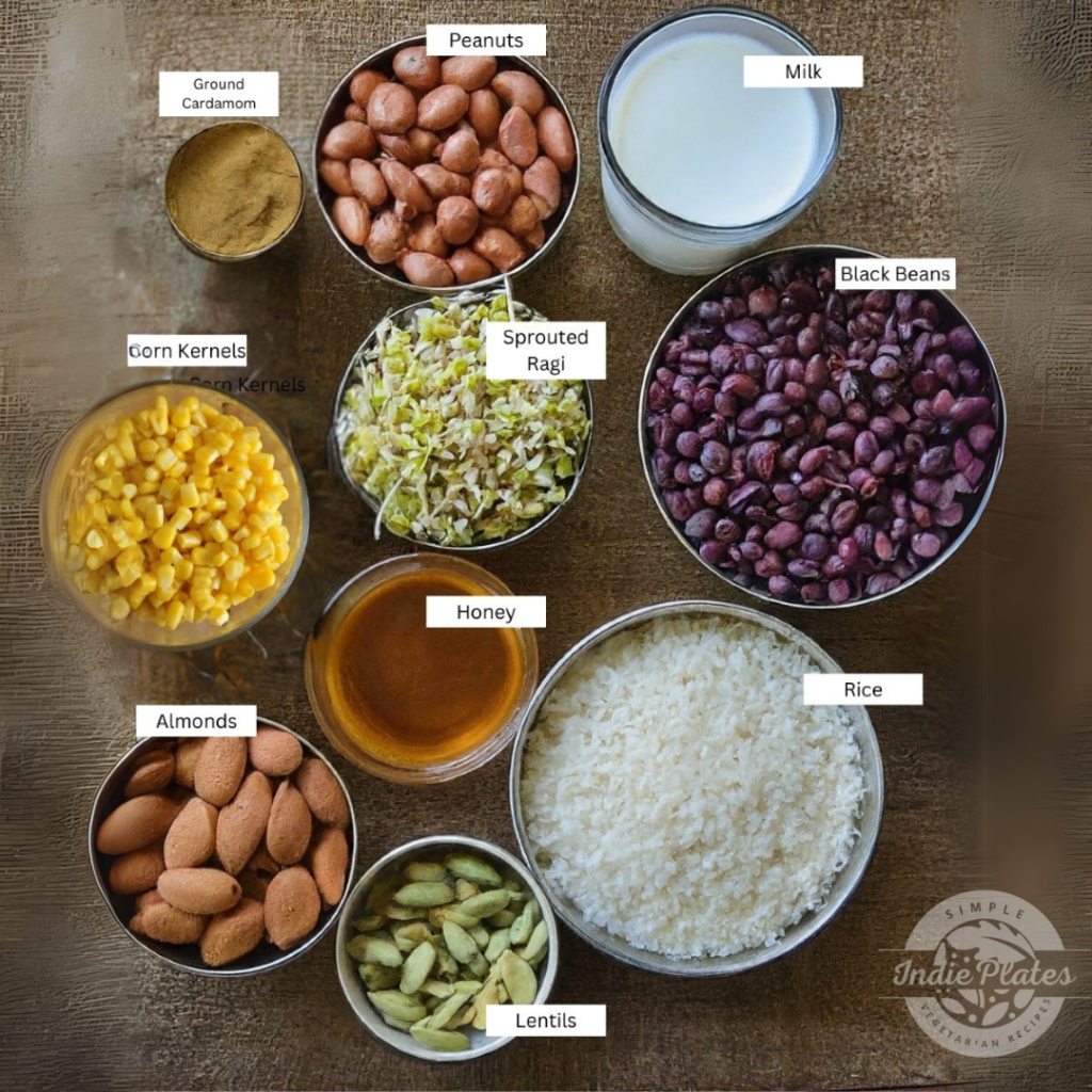 Nutritious Multigrain Porridge Ingredients