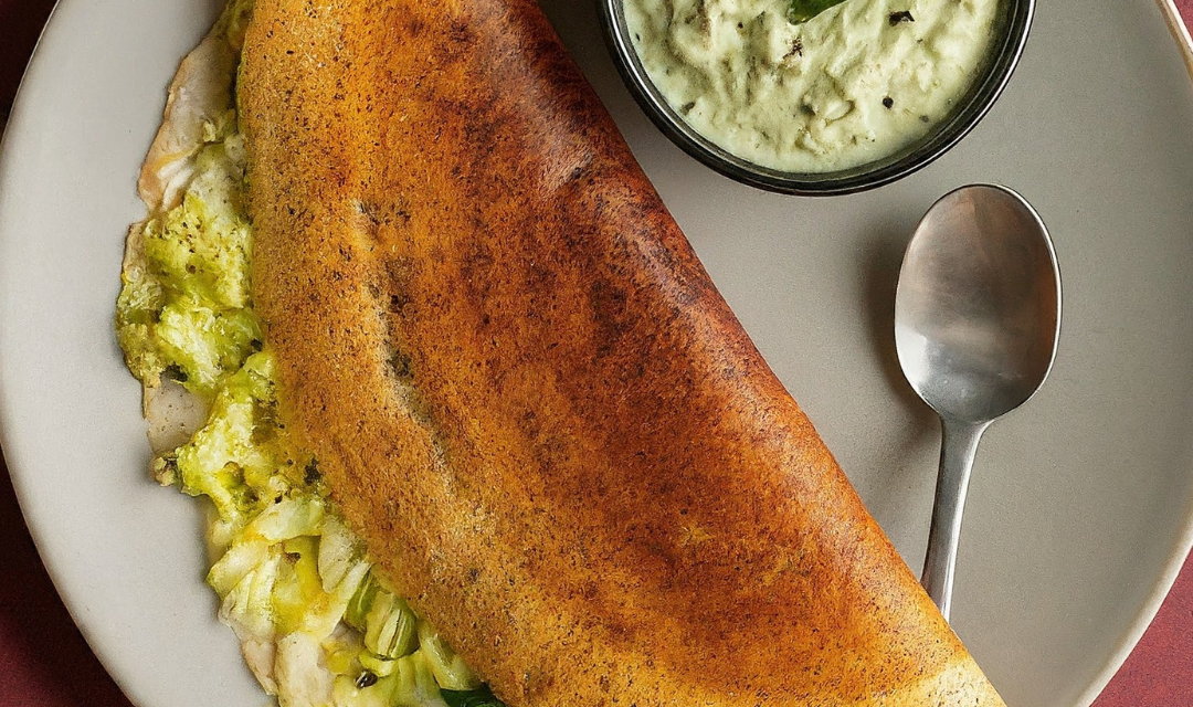 Cabbage-Onion Dosa
